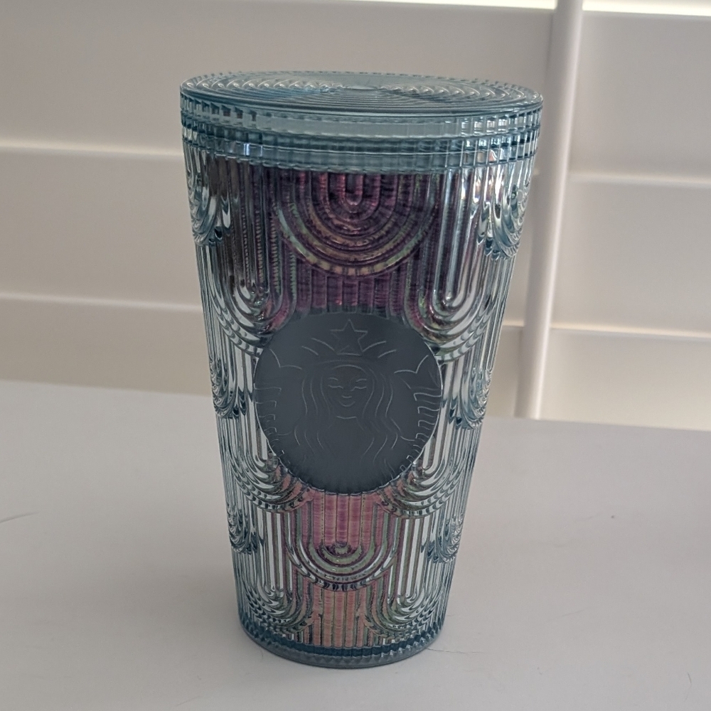 Starbucks 2022 Mermaid Iridescent 16 Oz Tumbler Straw Not Included